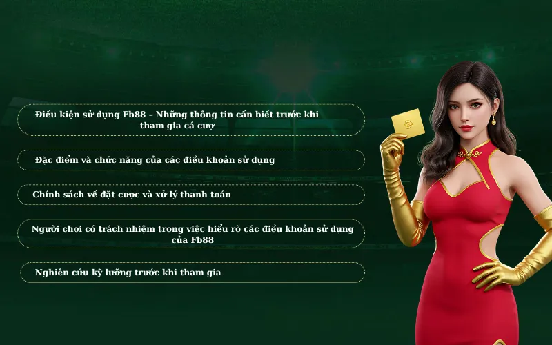 Điều kiện sử dụng